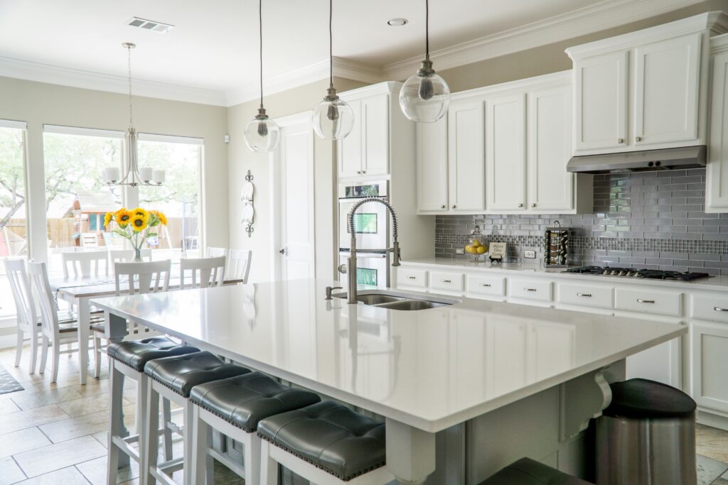 Kitchen detailed for a Sydney bond clean